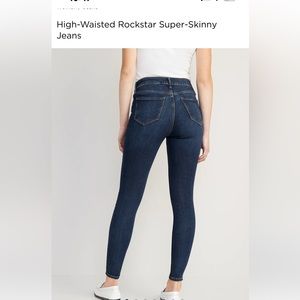 Old Navy Rockstar High Waisted Super Skinny Jeans